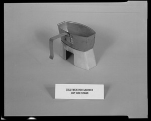 Cold weather canteen cup and stand