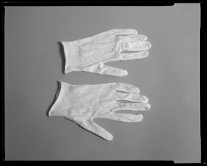 Line item (64639) - gloves, cloth, cotton, white, film handlers