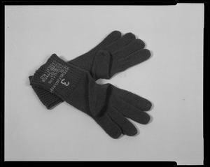 Line item (J-62858) - gloves inserts: wool and nylon knit, olive green 208