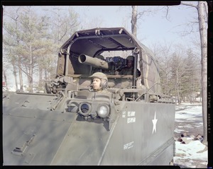 CEMEL, tow cap cover on armored personnel