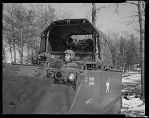 CEMEL, tow cap cover on armored personnel