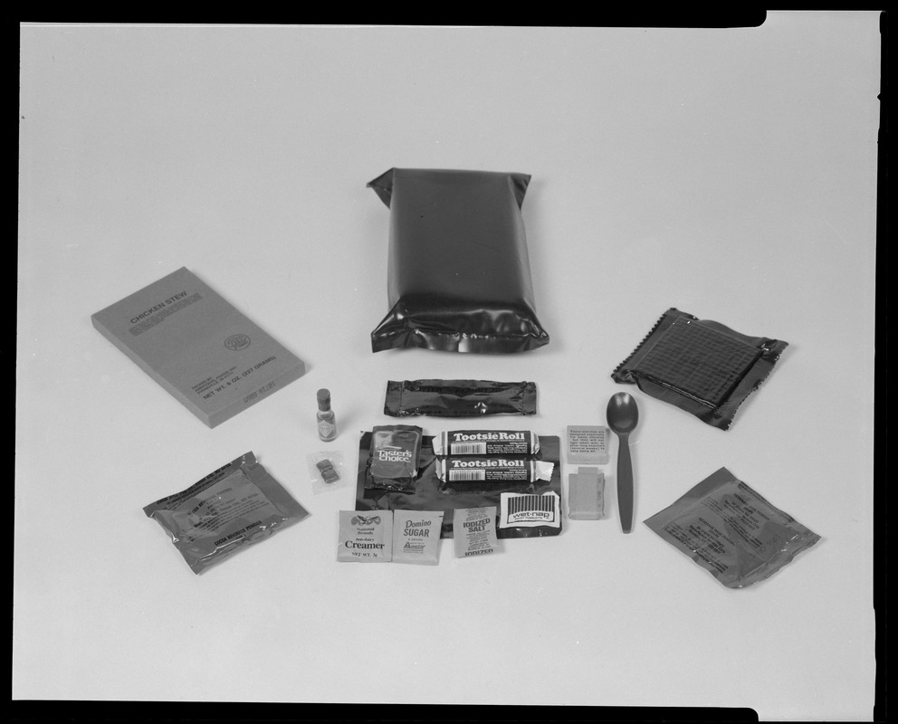 Food lab, MRE components - Digital Commonwealth