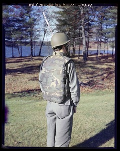 Body armor, CEMEL, G.I. in field, Barron