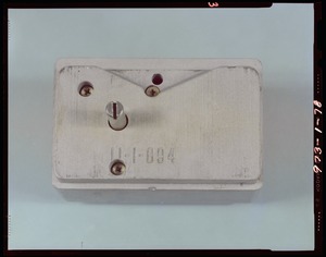 M-1 parachute release timer showing rust