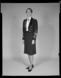 Womans' dress, mess, notched collar, navy