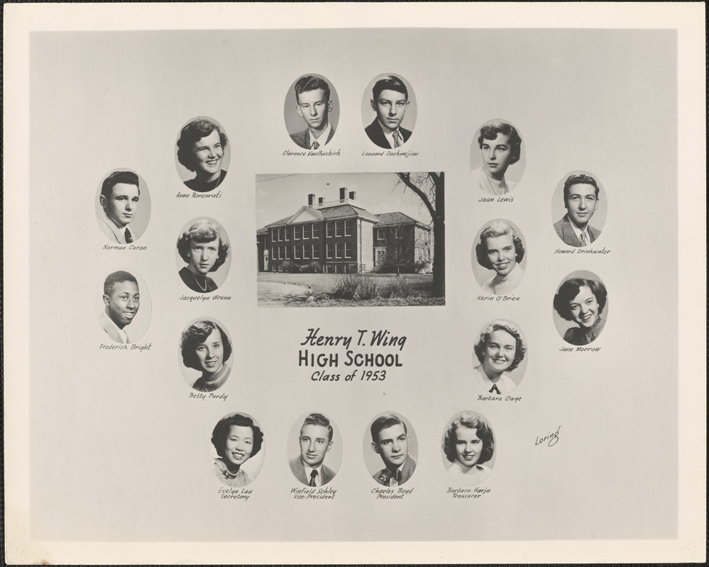 Henry T. Wing High School, class of 1953