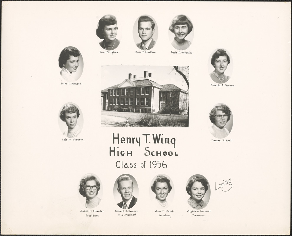 Henry T. Wing High School, class of 1956