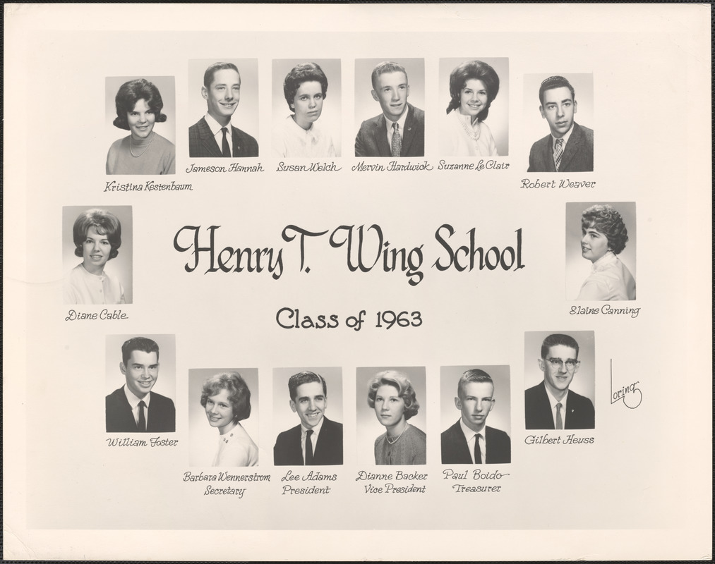 Henry T. Wing School, class of 1963