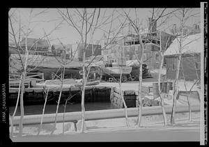 Marblehead, winter docks