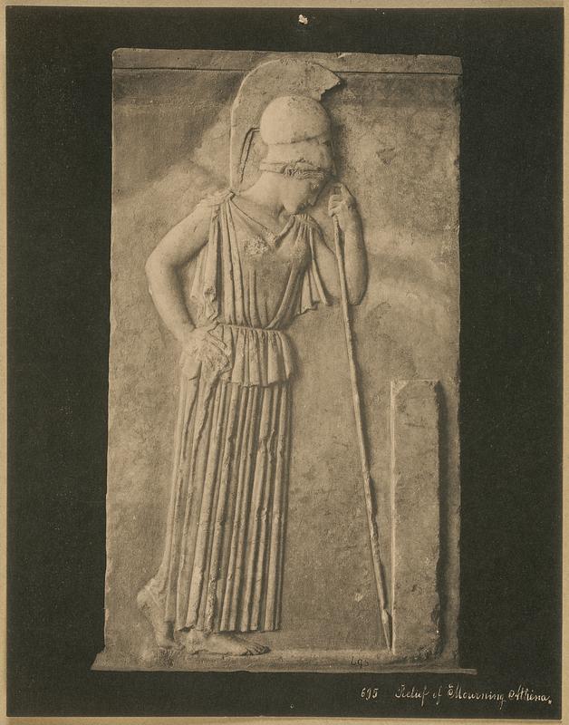 Relief of mourning Athena