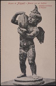 Museo di Napoli - Amore con delfino (fontana in bronzo di Pompei)