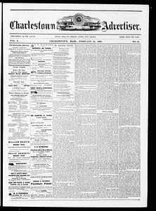Charlestown Advertiser, February 15, 1860