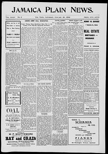 Jamaica Plain News, January 20, 1906