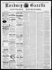 Roxbury Gazette and South End Advertiser, March 25, 1887
