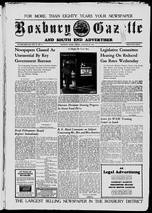 Roxbury Gazette and South End Advertiser, January 29, 1943