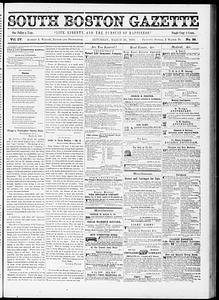 South Boston Gazette, March 30, 1850