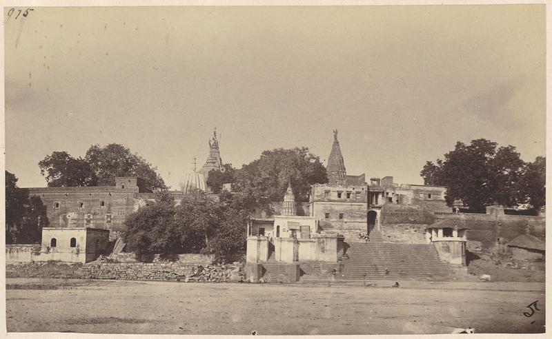 View of Gaya, India, across the Fulgo River