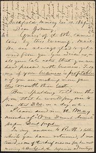 Letter from Zadoc Long to John D. Long, April 10, 1869