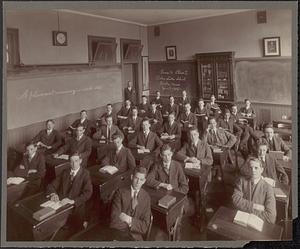 Boston Latin School, interior, Classroom Photo, Class I (Version 1)