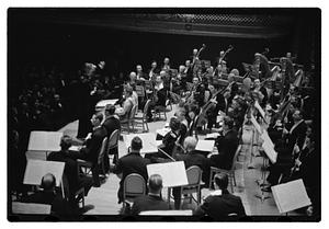 Harvard & Radcliffe Glee Clubs symphony Boulanger conducting, Symphony Hall