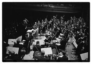 Harvard & Radcliffe Glee Clubs symphony Boulanger conducting, Symphony Hall