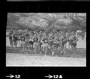 Intercollegiate cross country foot race, Franklin Park, Dorchester