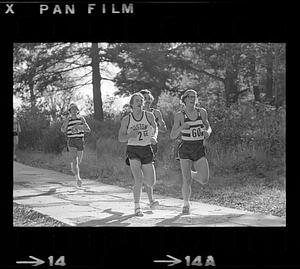 Intercollegiate cross country foot race, Franklin Park, Dorchester
