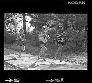 Intercollegiate cross country foot race, Franklin Park, Dorchester