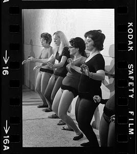 Housewives' belly-dancing class, Roslindale