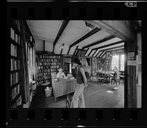 One-room island library, Monhegan Island, Maine
