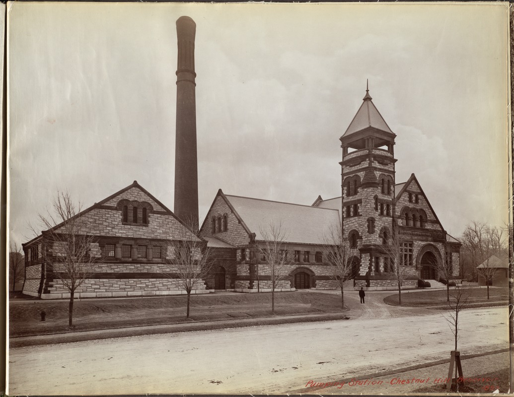 Distribution Department, Chestnut Hill High Service Pumping Station, Brighton, Mass., 1893