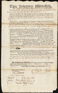 Ann Bleigh indentured to apprentice with Christopher Ranks of Boston, 6 June 1764