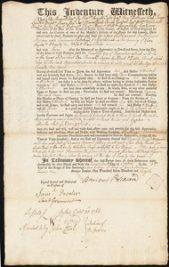 Bartholomew Meloney indentured to apprentice with Benjamin Pritchard of Marblehead, 24 October 1766