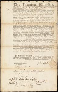 James Goffe indentured to apprentice with John Clark of Eastham, 5 January 1767