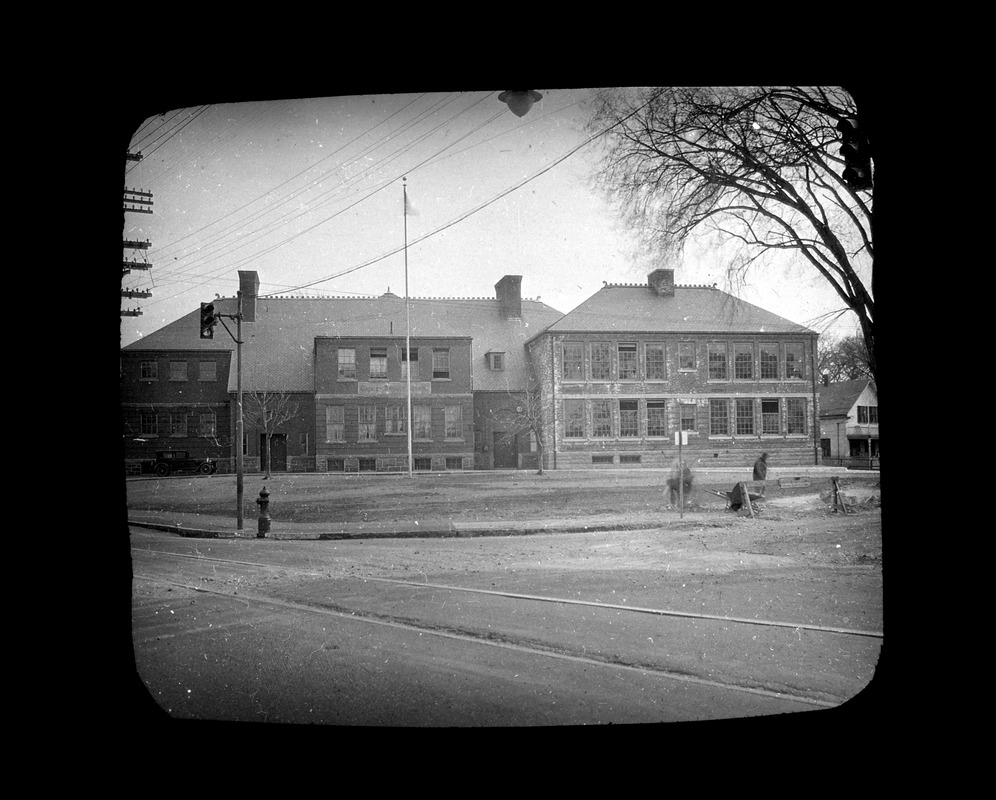 Gridley Bryant School and addition Digital Commonwealth