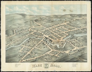 View of Ware, Mass. 1878.