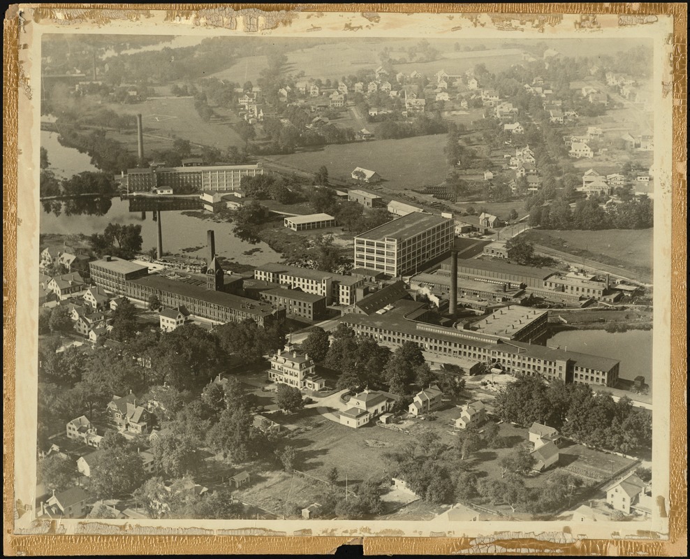 Aerial view of Davis & Furber Machine Company complex, North Andover, Mass. [graphic]