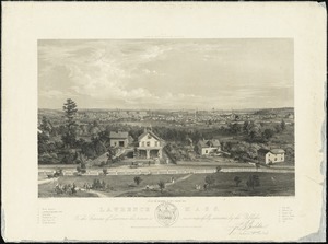 Lawrence Mass. from the residence of Wm. C. Chapin Esq.