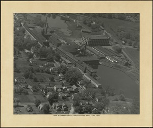 Aerial view of Davis & Furber Machine Company, North Andover, Mass., June 1946 [graphic]