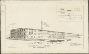 Massachusetts Mills in Georgia, Lindale, Floyd County, Ga. Mill No. 1, Capacity 30000 Spindles.