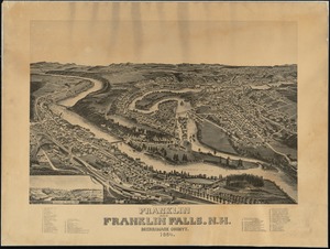 Franklin and Franklin Falls, N.H., Merrimack County, 1884.
