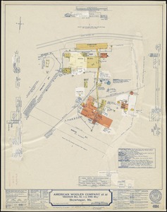 American Woolen Company et al, "Anderson Mill No. 4 & Arms Mill," Skowhegan, Me. [insurance map]