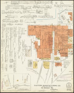 Eastern Manufacturing Company (Sulphite Pulp & Paper Mill), South Brewer, Me. [insurance map]