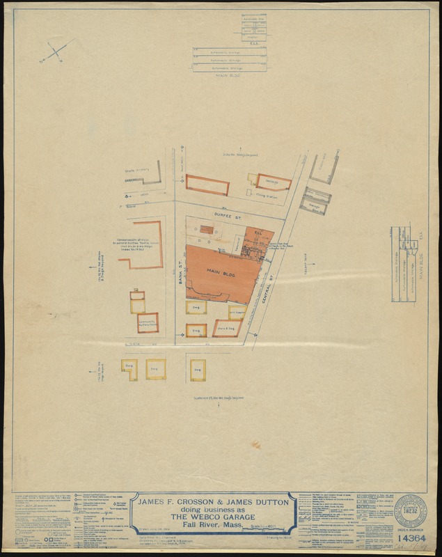 James F. Crosson & James Dutton doing business as The Webco Garage, Fall River, Mass. [insurance map]