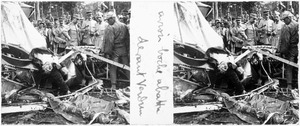 Avion boche abattu devant Verdun