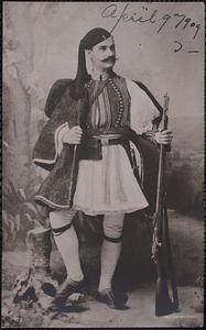 A Greek soldier (Evzone)