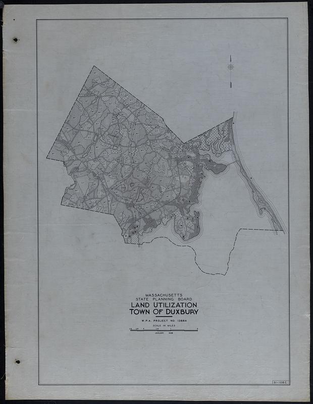 Land Utilization Town of Duxbury Digital Commonwealth
