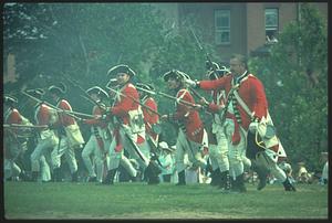 Reenactment of the Battle of Bunker Hill, Monument Square, Charlestown