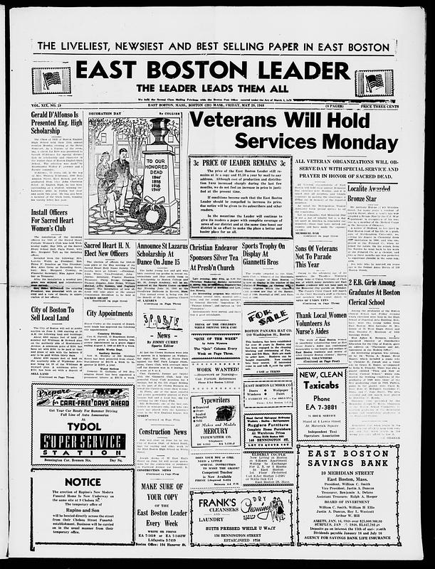 East Boston Leader. May 28, 1948 - Digital Commonwealth