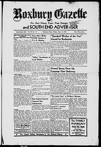 Roxbury Gazette and South End Advertiser, May 11, 1956